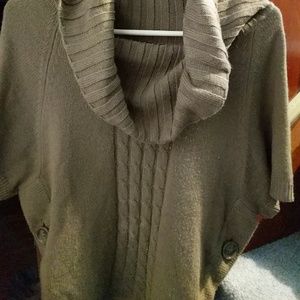 Cape style sweater top